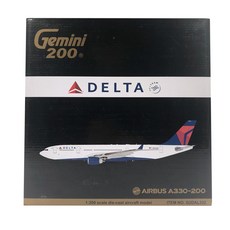 Gemini Jets 1:200 美國達美航空 A330-200 N860NW 飛機壓鑄, 混色
