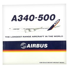 JCWings 1:200空中巴士原廠A340-500 F-WWTE飛機壓鑄模型, 混色