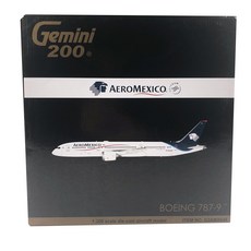 Gemini Jets 1:200 墨西哥航空公司 B787-9 N183AM 飛機壓鑄, 混色