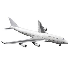 JCWings 1:200白色B747-400 GE with bracket 飛機壓鑄, 混色