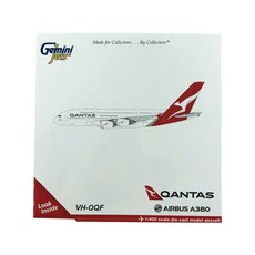 Gemini Jets 1:400 澳大利亞航空 A380 VH-OQF 飛機壓鑄, 混色