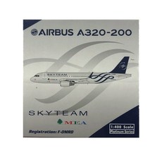 鳳凰1:400黎巴嫩中東航空A320/w F-OMRD天河聯盟飛機壓鑄模型, 混色