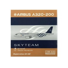 Phoenix 1:400 Saudi aviation A320 HZ-ASF Tianhe alliance 비행기 다이캐스트, 혼합 색상, 1개