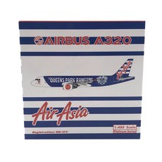 鳳凰1:400亞洲航空A320 9M-AFV Queens Park Rangers飛機壓鑄, 混色