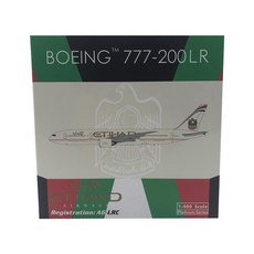 鳳凰1:400 aerwar B777-200LR A6-LRC飛機鋁合金模型, 混色
