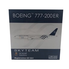 鳳凰1:400沙烏地航空B777-200ER HZ-AKA天河聯盟飛機壓鑄模型, 混色