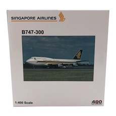 BigBird 1:400新加坡航空B747-300 N116KB BIG TOP飛機壓鑄模型, 混色