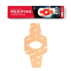 파워풀엑스 메디핑 스포츠테이프, 베이지(다이아몬드타입), 1개