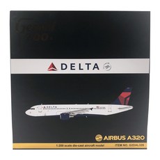 Gemini Jets 1:200 美國達美航空 A320-200 N374NW 飛機壓鑄, 混色