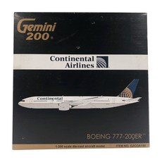 Gemini Jets 1:200 美國大陸航空 B777-200 N77012 飛機壓鑄, 混色