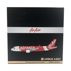 Gemini Jets 1:200 亞洲航空 A320-200/w HS-BBH 現在每個人都可以駕駛飛機壓鑄, 混色