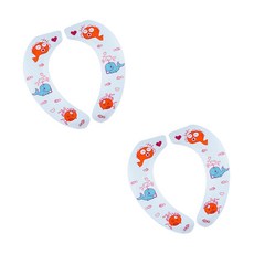 블럭마트 욕실 심플 변기시트, TYPE3, 2개