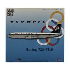 Inflight飛機模型 1/200 Olympic aviation B720 -051B SX-DBK 打磨, 混色