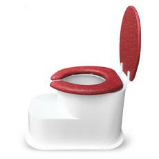 부성산업사 재래식 좌변기 소프트커버 화이트, 1개, 1개