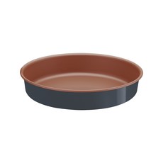 TRAMONTINA 素色圓形平底鍋 灰色, 1個