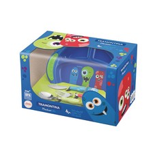 트라몬티나 몬스터키즈 어린이 스푼포크 4p세트 23799199, 블루, 1세트