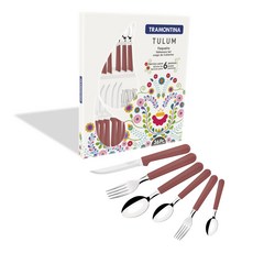 트라몬티나 툴룸 양식기 세트 23299782, 레드, 양식기 36p