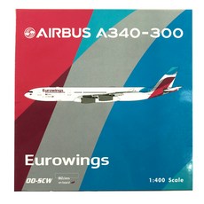 Phoenix飛機模型 1/400 European wing A340-300 OO-SCW, 混色