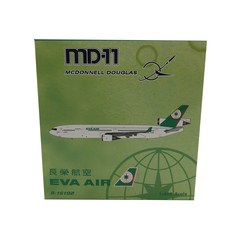 Phoenix飛機模型 1/400台灣長榮航空MD-11 B-16102, 混色