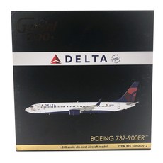 GeminiJets飛機壓鑄模型 1/200 American Delta Airlines B737-900ER/w N827DN, 混色