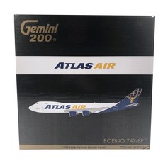 Gemini Jets 飛機壓鑄 1/200 阿特拉斯航空 B747-8F N852GT, 混色