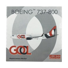 鳳凰1/400巴西航空B737-800 w PR-GXZ飛機壓鑄, 混色
