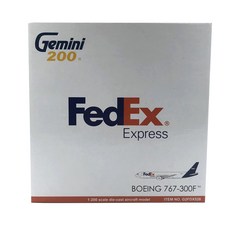 Gemini Jets 飛機壓鑄 1/200 聯邦快遞 B767-300F N101FE, 混色
