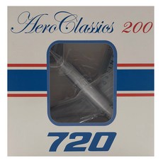 Aeroclassics 1/200 United Airlines B720 N7202U 飛機壓鑄模型, 混色