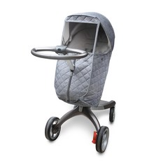 Manito Stokke Xplory混色加厚獨家推車罩, 1入, Diamond(Black Grey)