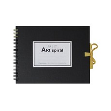 마루맨 Art Spiral F0 스케치북 검정 GIMS310-05, 142 x 185 mm, 1개