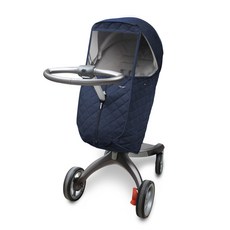 Manito Stokke Xplory混色加厚獨家推車罩, 1入, Diamond(Navy)