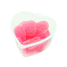 Donna&deco PP耐熱一鍵式愛心醬料杯 70ml 7 x 7 x 3.5 cm, 1個, 50個