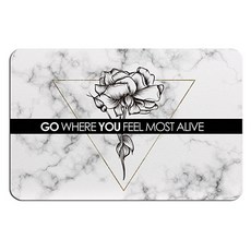 現代風格珪藻土腳踏墊, L181