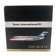 Gemini Jets 1:200 TEXAS INTERNATIONAL DC-9-15 N1307T 飛機壓鑄, 混色