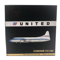 Gemini Jets 1:200 United Airlines Convair 340 N73154 飛機壓鑄, 混色