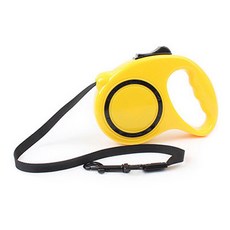 비에스 3M 컬러 자동목줄, 옐로우, 1개