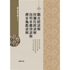 [學字苑]觀音經諺解 / 阿彌陀經諺解 / 南明泉繼頌諺解 / 禪家龜鑑諺解, 學字苑, 作者不詳