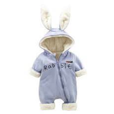 Mom's care 棒球加厚兔太空服