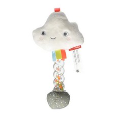 스킵합 실버 라이닝 클라우드 레인 스틱 딸랑이, 혼합 색상, 1개