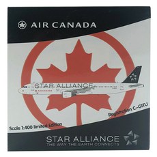 HYJLwings 1/400 Canada Aviation A321 C-GITU Star Alliance 비행기 다이캐스트, 혼합 색상, 1개