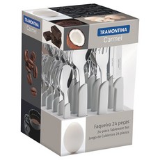 트라몬티나 카멜 양식기 세트 23499023, 화이트, 양식기 24p