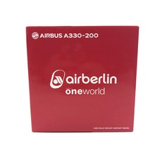 JCWings 1:400 Berlin Airlines A330-200 D-ABXA global飛機壓鑄模型, 混色
