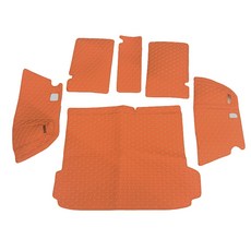 JIAODIAN 프리미엄 퀼팅 트렁크 매트 브라운, BMW, X4 2014~2017년