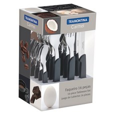 트라몬티나 카멜 양식기 세트 23499001, 그레이, 양식기 16p