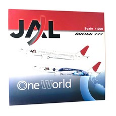 JCWings 1:200 JAL B777-200 JA706J 飛機壓鑄模型, 混色