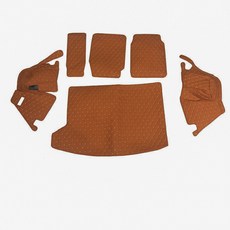 JIAODIAN 프리미엄 퀼팅 트렁크 매트 브라운, BMW, 2 시리즈 2014~2016년