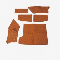 JIAODIAN 프리미엄 퀼팅 트렁크 매트 브라운, BMW, X1 2010~2014년