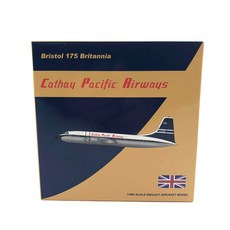 JCWings 1:400香港國泰航空布里斯托爾175 Britannia G-ANB0 Polish飛機壓鑄模型, 混色