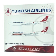 JCWings 1:200土耳其航空A330-300 TC-JNL stent飛機壓鑄模型, 混色