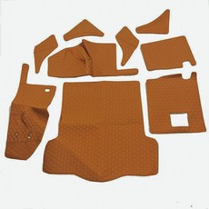 JIAODIAN 菱格紋汽車後車廂墊 棕色, 林肯, MKZ 2014年~2017年